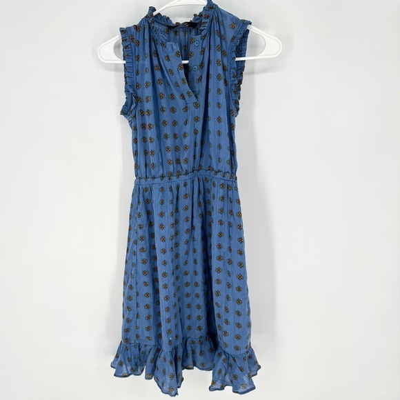 & Other Stories Dresses & Skirts - Anthropologie | & Other Stories Blue Floral Ruffle Dress